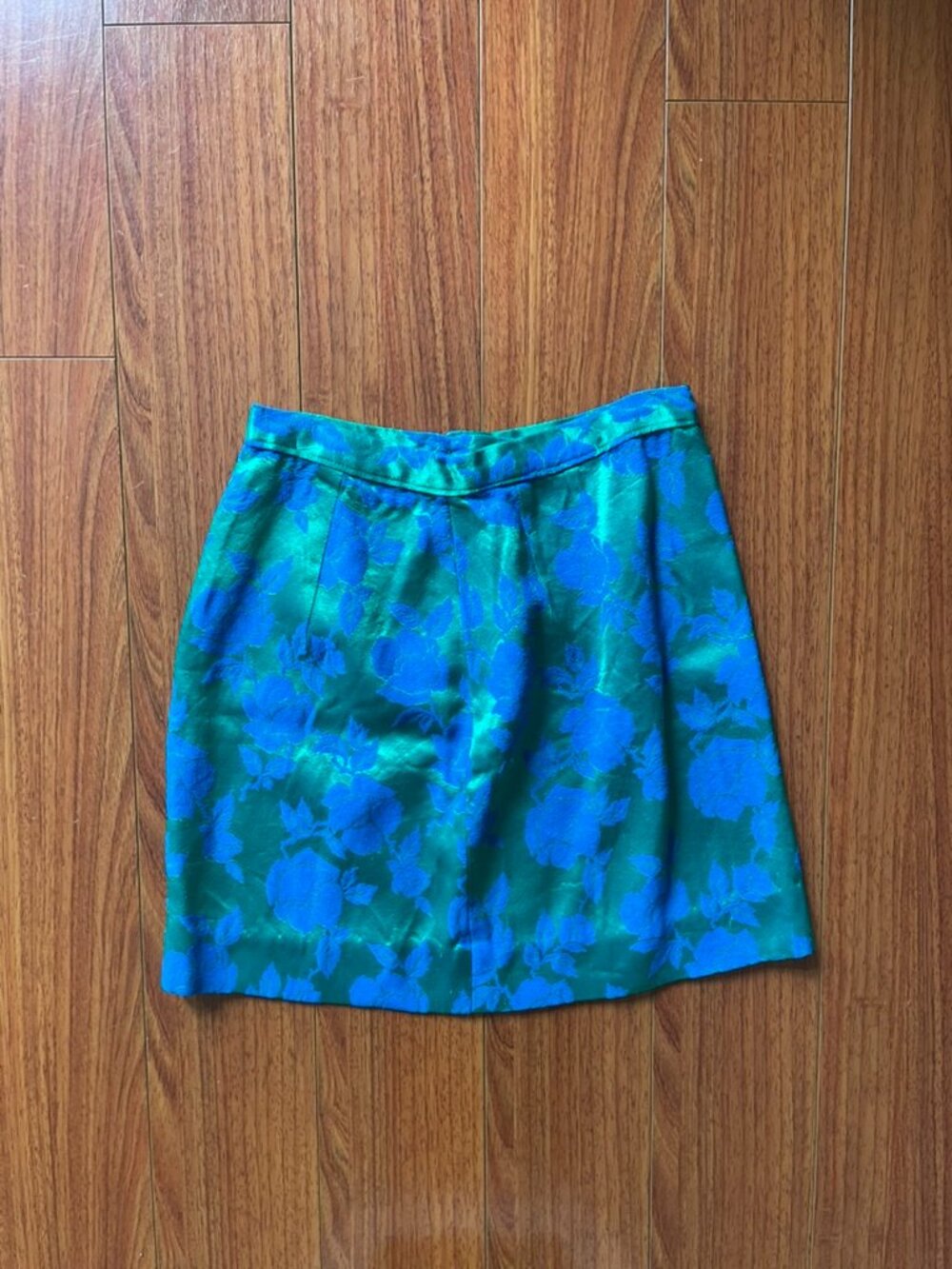 Vintage Jacquard Floral Skirt